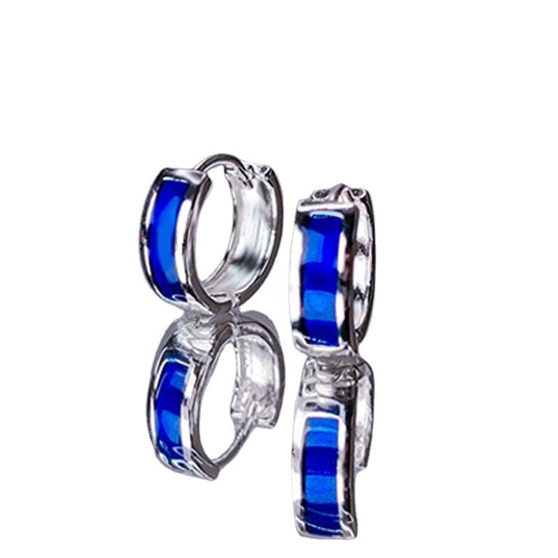 Men's Trendy Ruffle Handsome Stylish Flow Personality Design Niche High-grade Cold Earrings