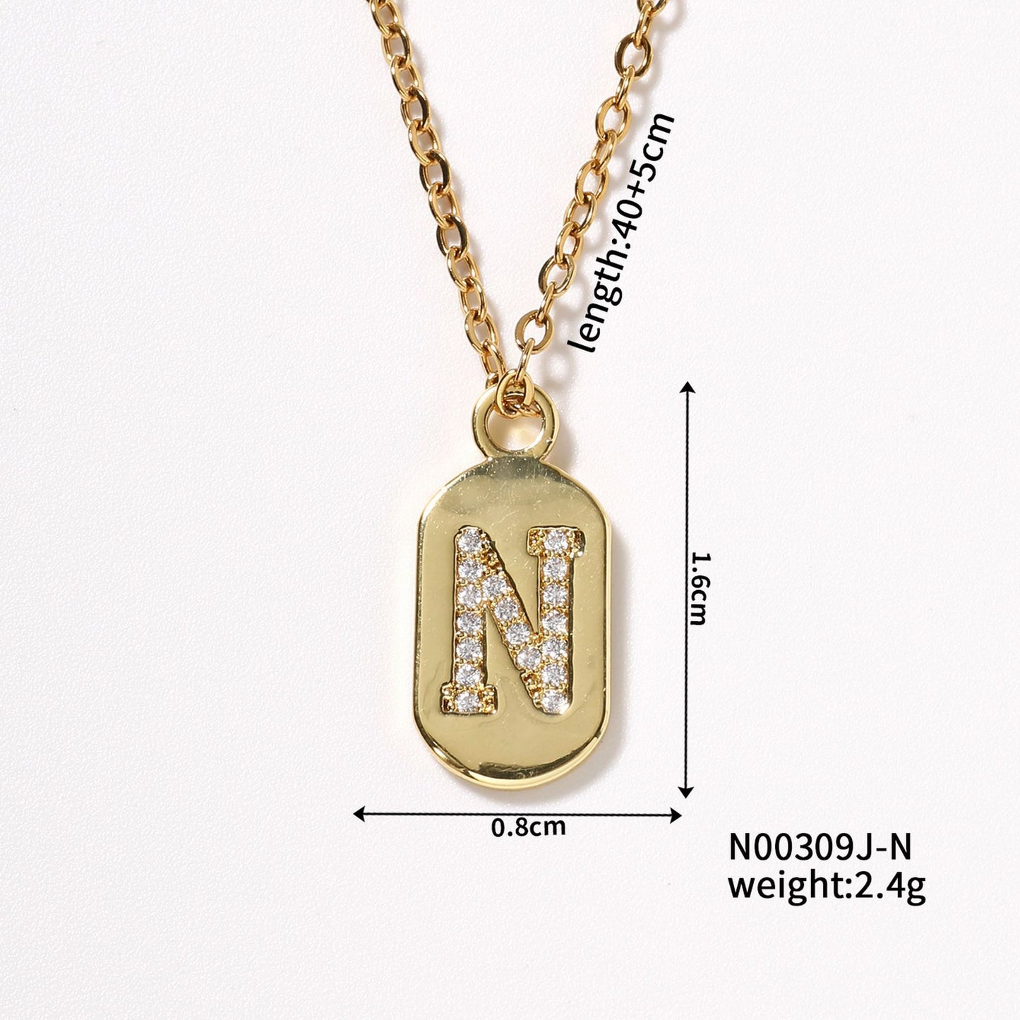 Best-selling English Letter Style Light Luxury Necklaces