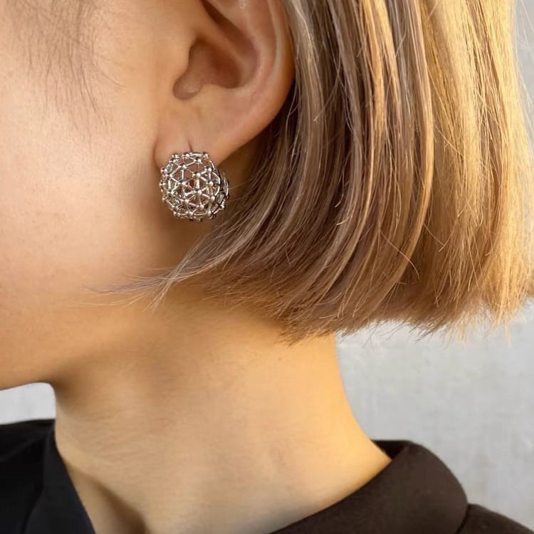 Circle Niche Design High-grade Cold Style Earrings