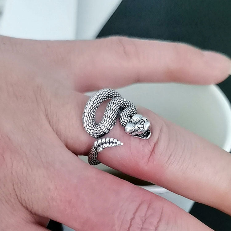 Python Simple Personality Open Halloween Dark Rings