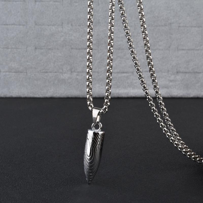 Men's Bullet Fashion Personality Retro Domineering Long Necklaces