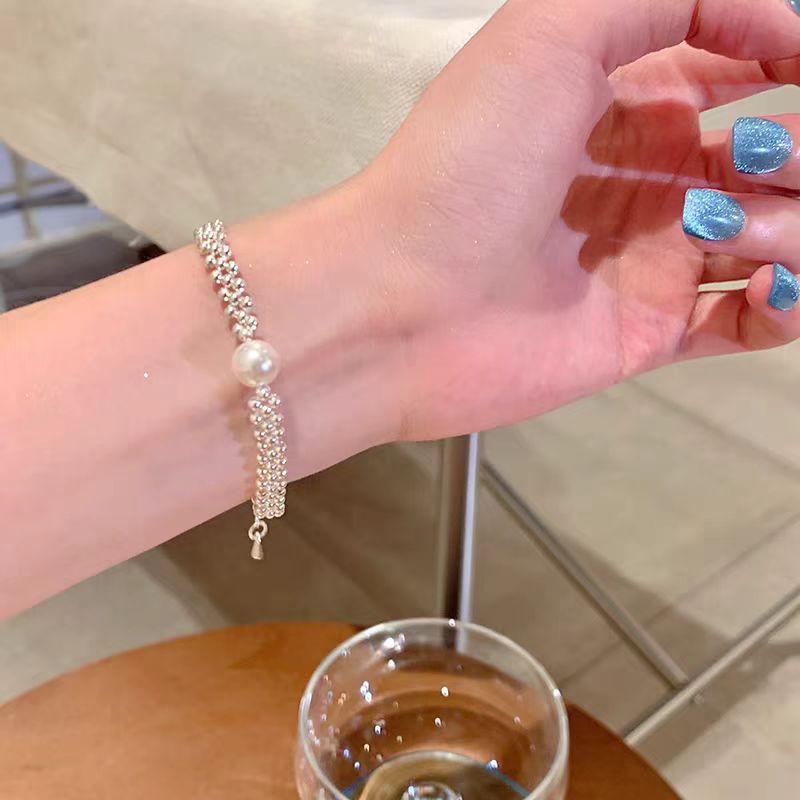 Women's Weaving Light Luxury Minority Exquisite Beaded Good-looking Bracelet