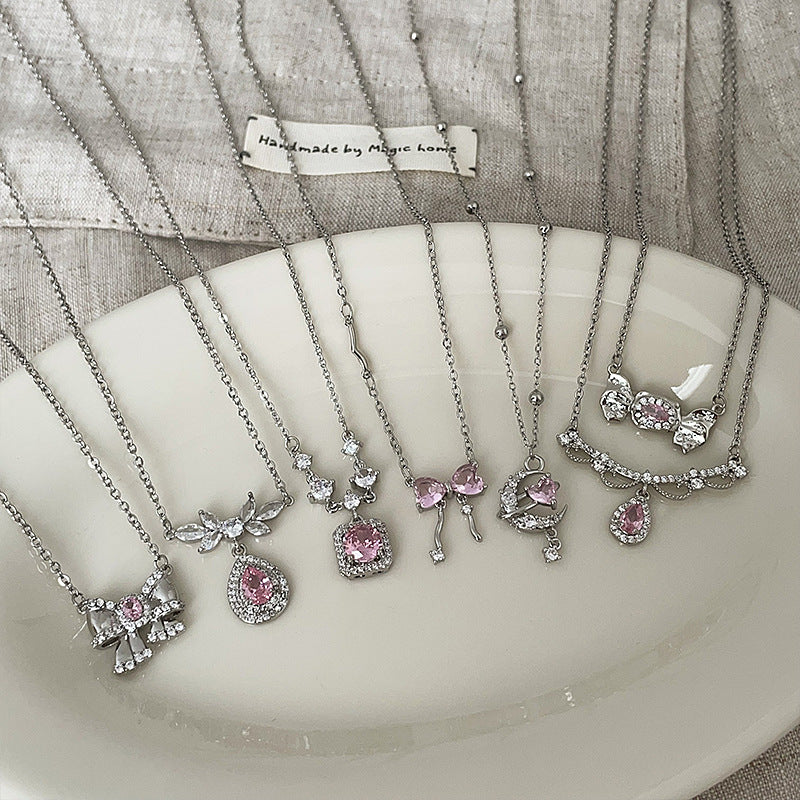 Women's Bow High-grade Niche Personality Simple Graceful Fashion Necklaces