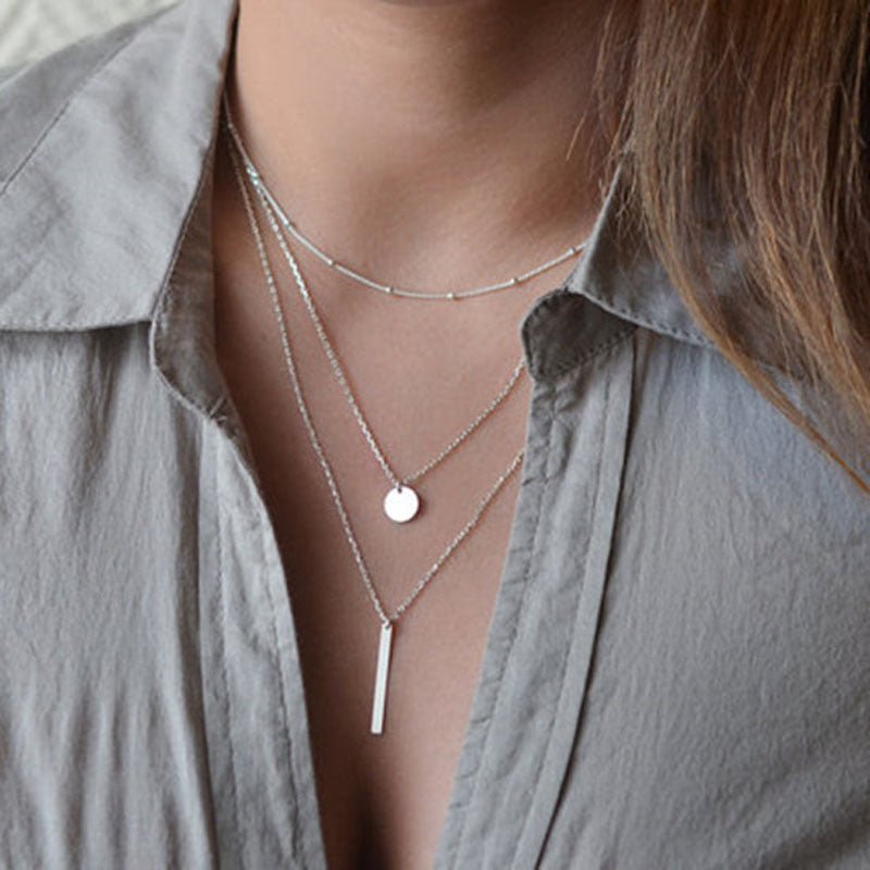Star Long Brush Holder Popular Combination Necklaces