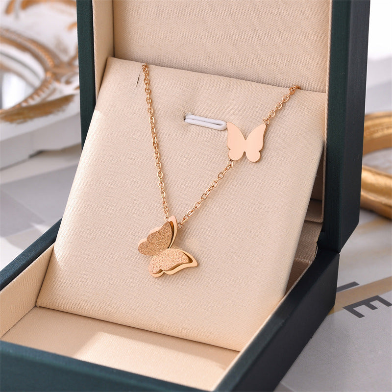 Women's Titanium Steel Ornament Simple Fashion Personality Necklaces