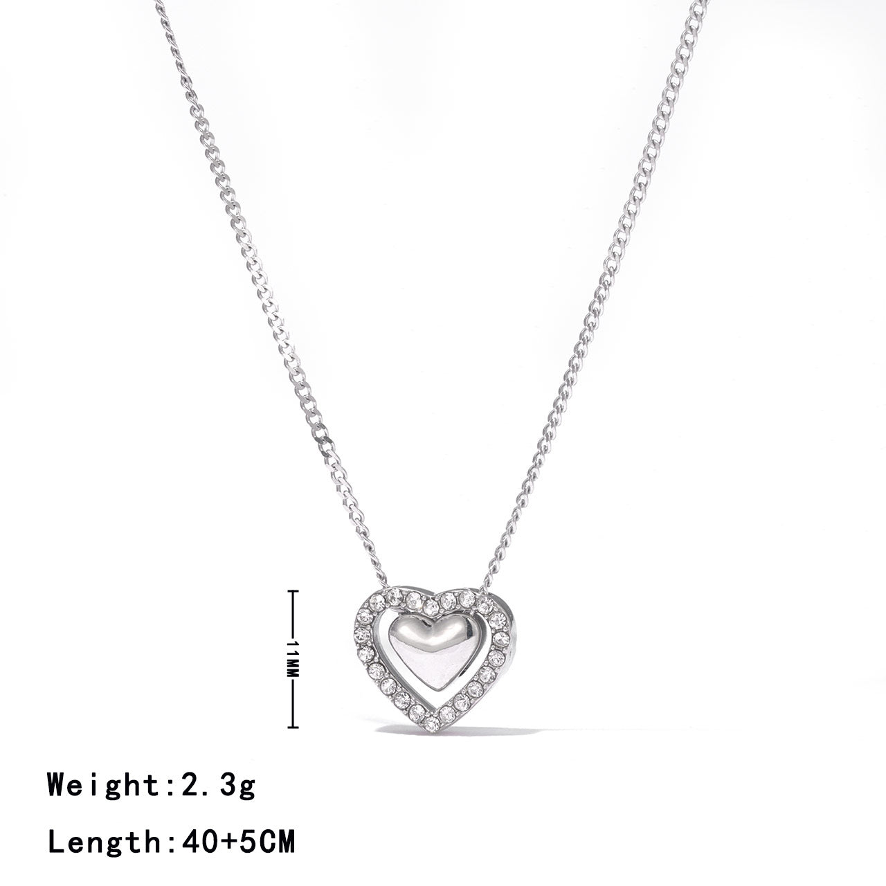 Love Design Sense Korean High-grade Titanium Necklaces