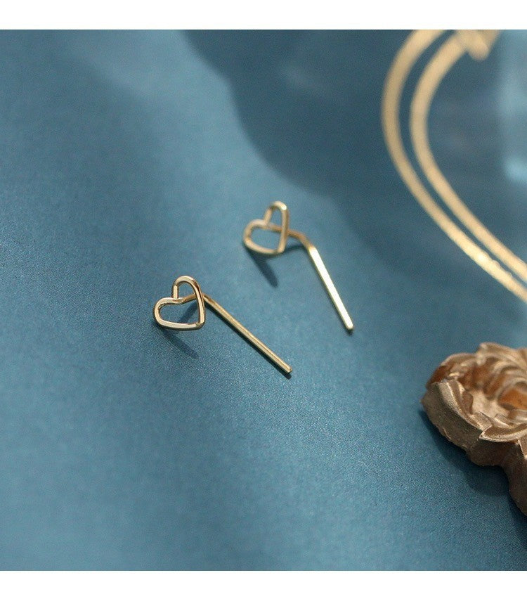 Women's Sier Needle Korean Style French Temperamental Pearl Earrings