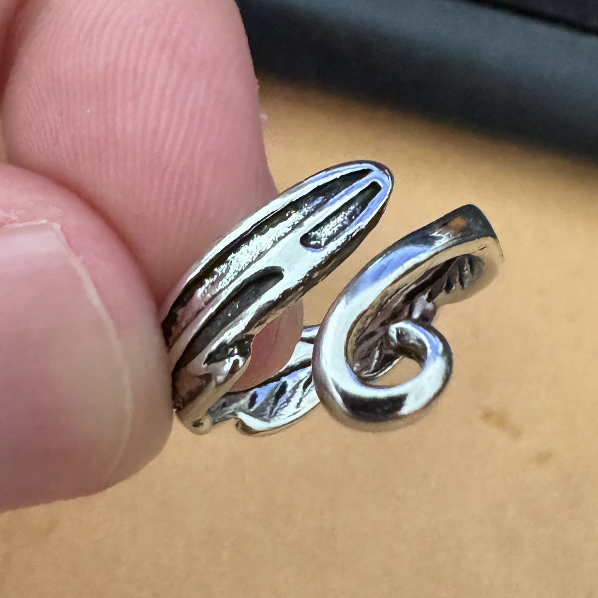 Alloy Geometric Cat Open Adjustable Animal Ring