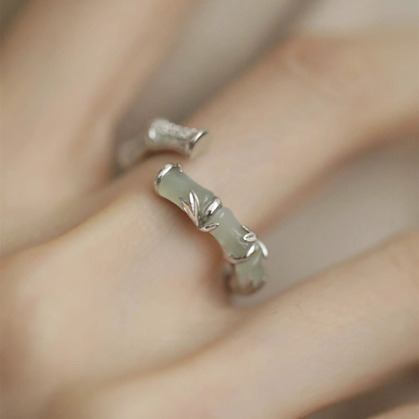 Heart Pink Gradient Hollow Butterfly Summer Beautiful Good-looking Rings