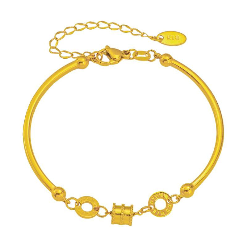 Women's Elbow Small Waist Titanium Steel Female Bracelet