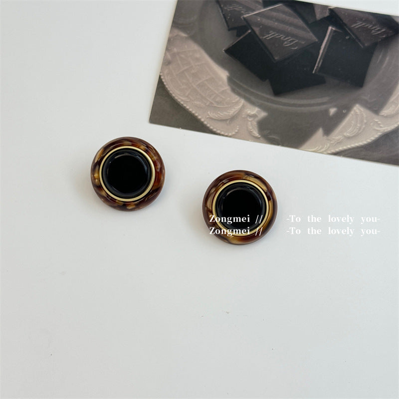 Acetate Sheet Female Personality Graceful Trendy Rings