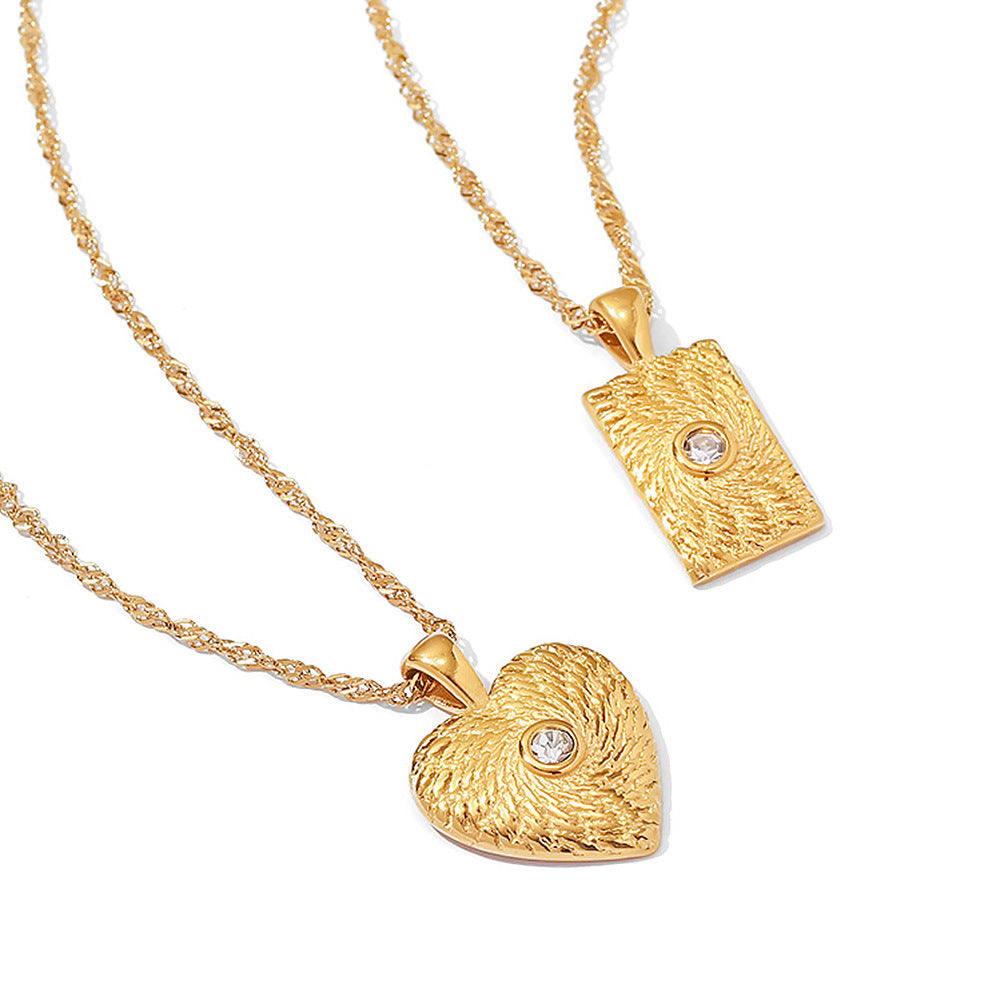 Women's Round Cold Style Retro Temperament Personality Necklaces