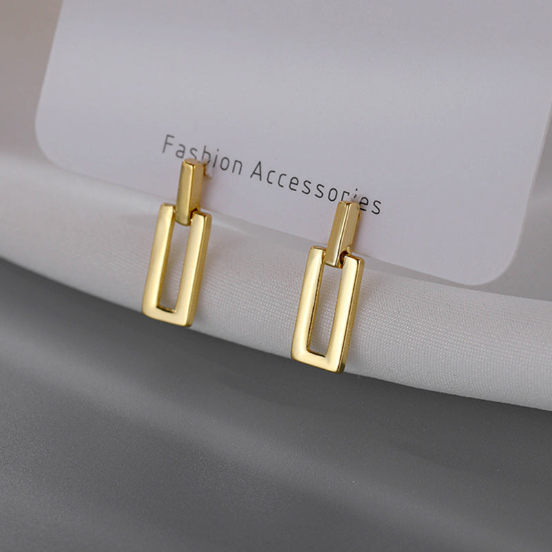 Women's Simple Ear Clip Sterling Sier High-grade Quality Earrings