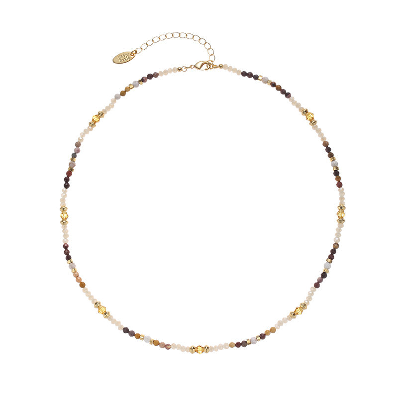 Women's Fashion Personality Red Agate Niche High-grade Necklaces