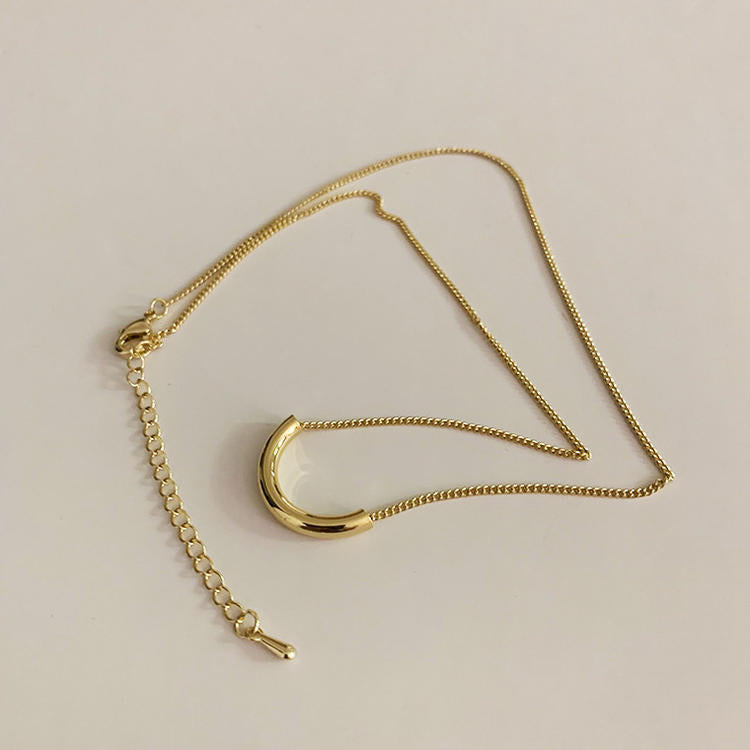 Female Niche Bag Twin Clavicle Chain Titanium Necklaces