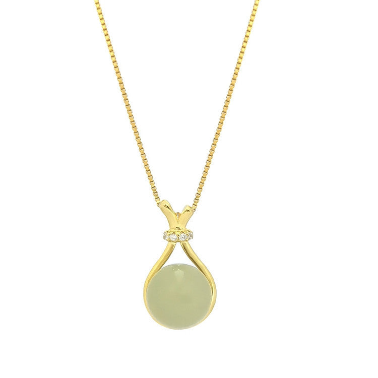 Jade Lucky Bag Female Design High-grade Necklaces