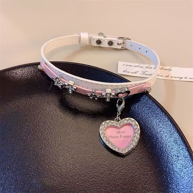 White Color Stars Heart Hot Asian Necklace