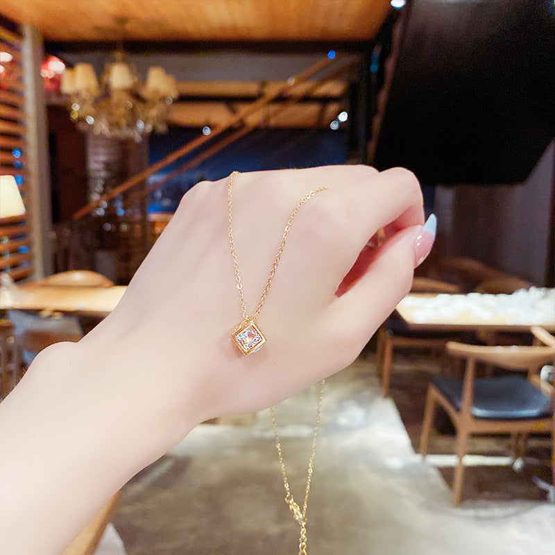 Women's Luxury Titanium Steel For Niche Design Necklaces