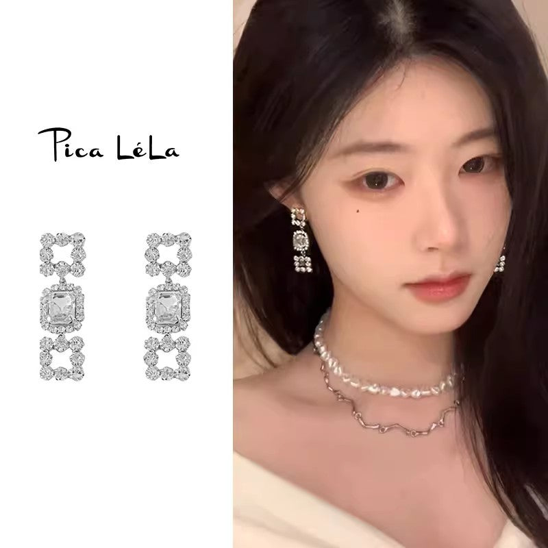 Women's High Sense Niche Temperament Retro Sier Earrings