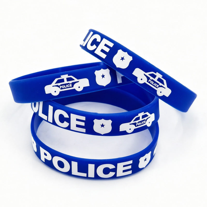 Women's & Men's Wrist Strap Fashion Simple Monochrome Silk Screen Bracelet
