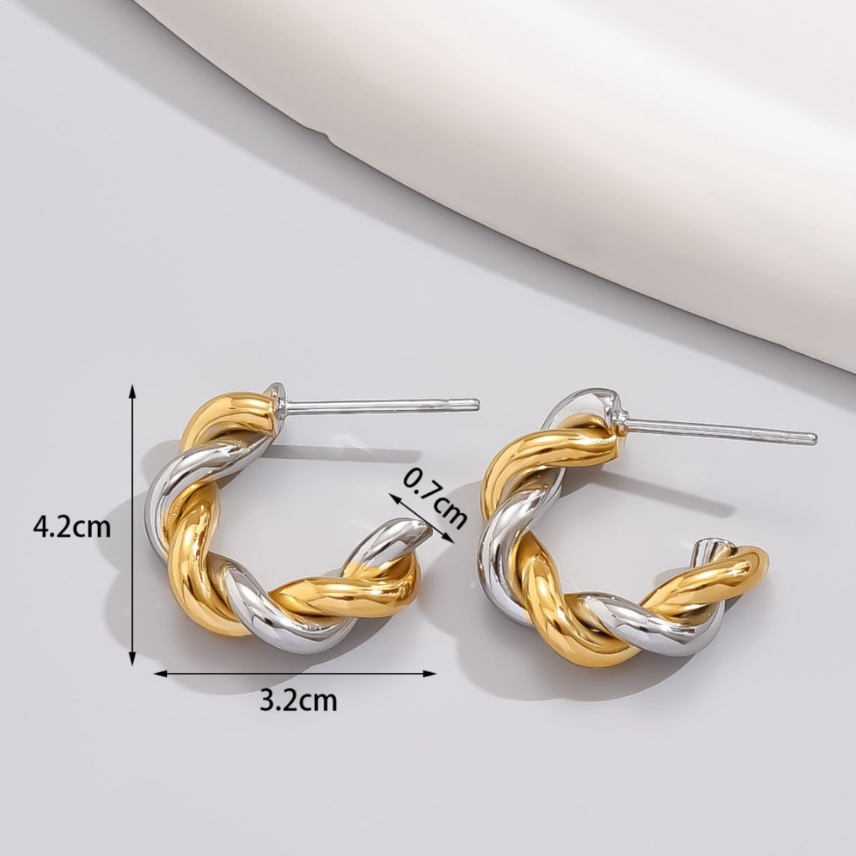 Jewelry Classic Mini Twist Fashionable Gift Earrings