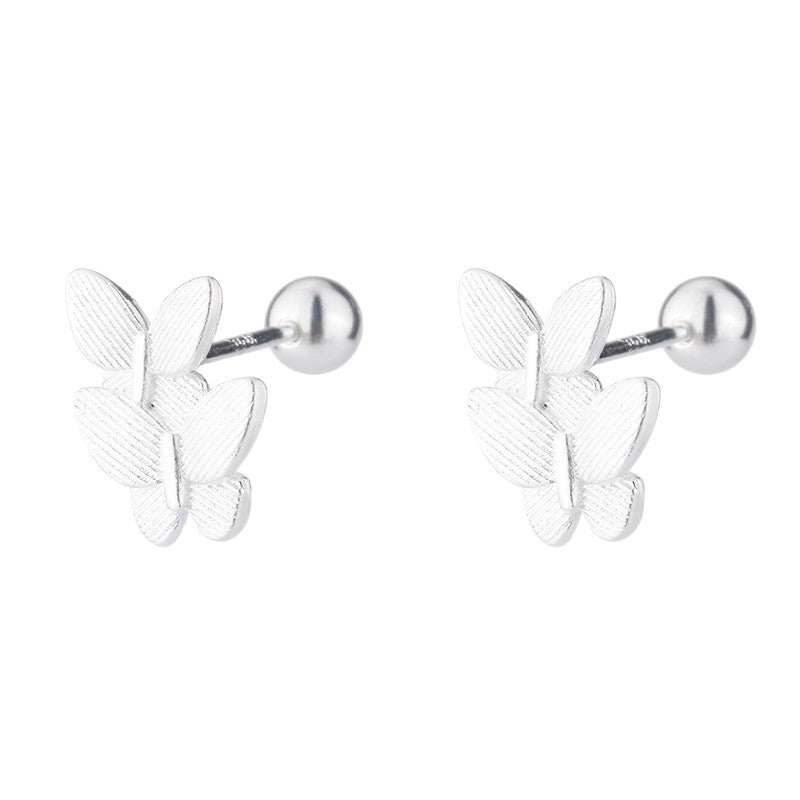 Trendy Fresh Butterfly Ear Bone High-grade Versatile Niche Rings