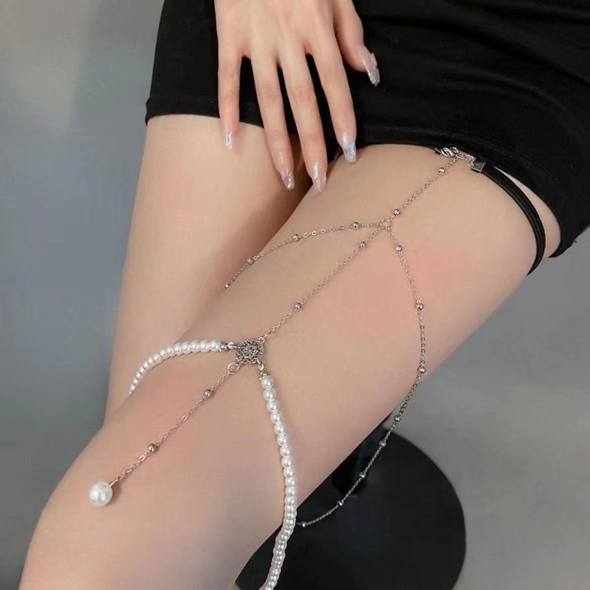 Women's Fashion Diamond Garden Bead Body Charm Necklaces