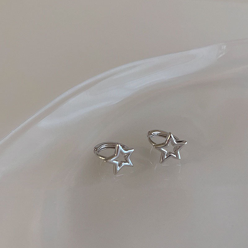 Personality Five-pointed Star Asterism Temperament Cold Earrings