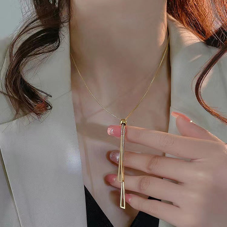 Trendy Light Luxury Minority High-grade Long Necklaces