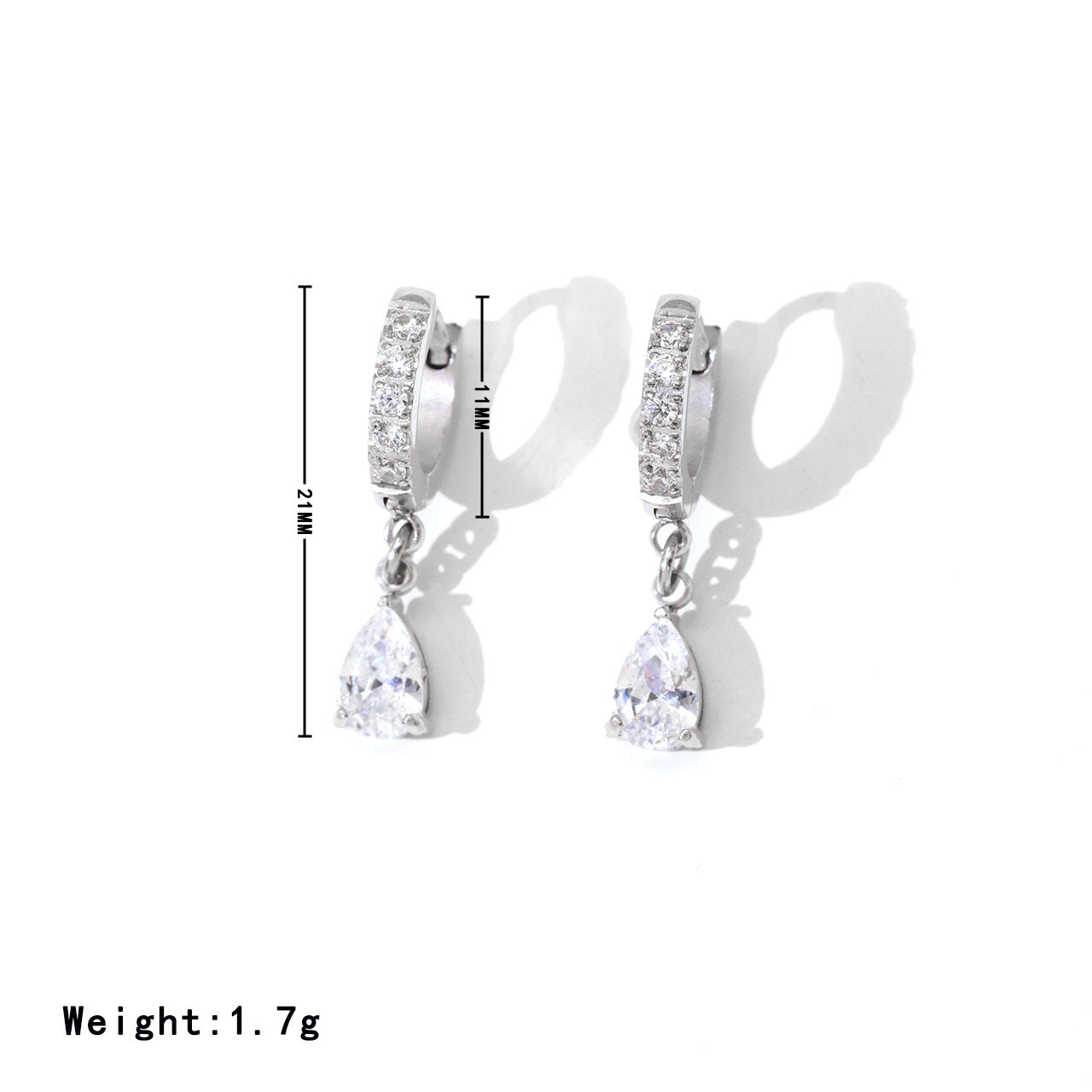 Drops Exquisite Temperament Wild High Sense Ear Earrings