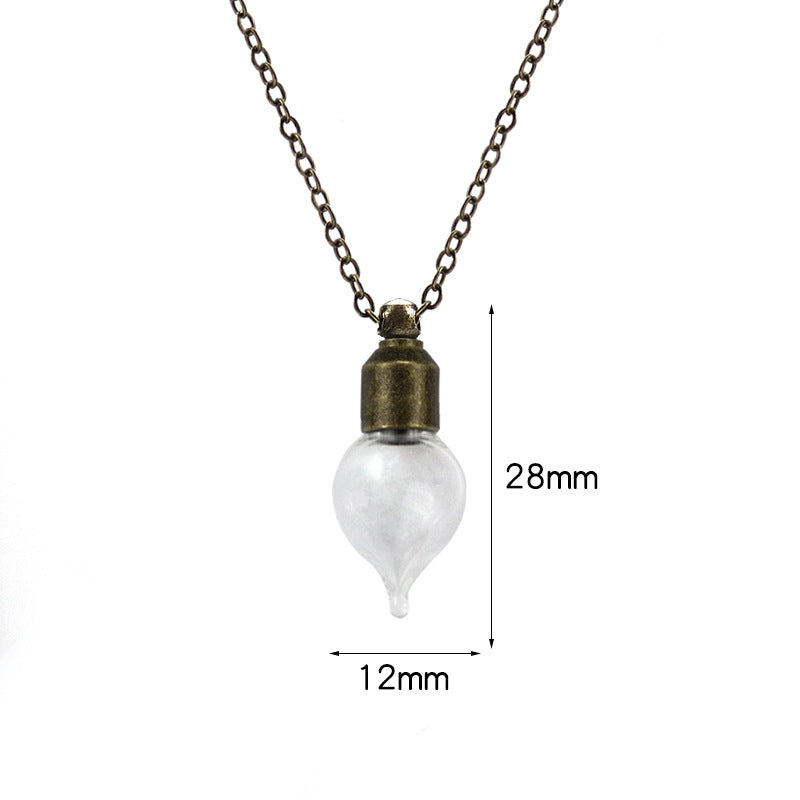 Bottle Twist Wire Can Be Opened Necklaces