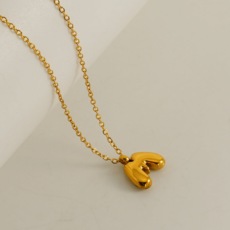 Fashion Simple Temperament English Letter Stainless Necklaces