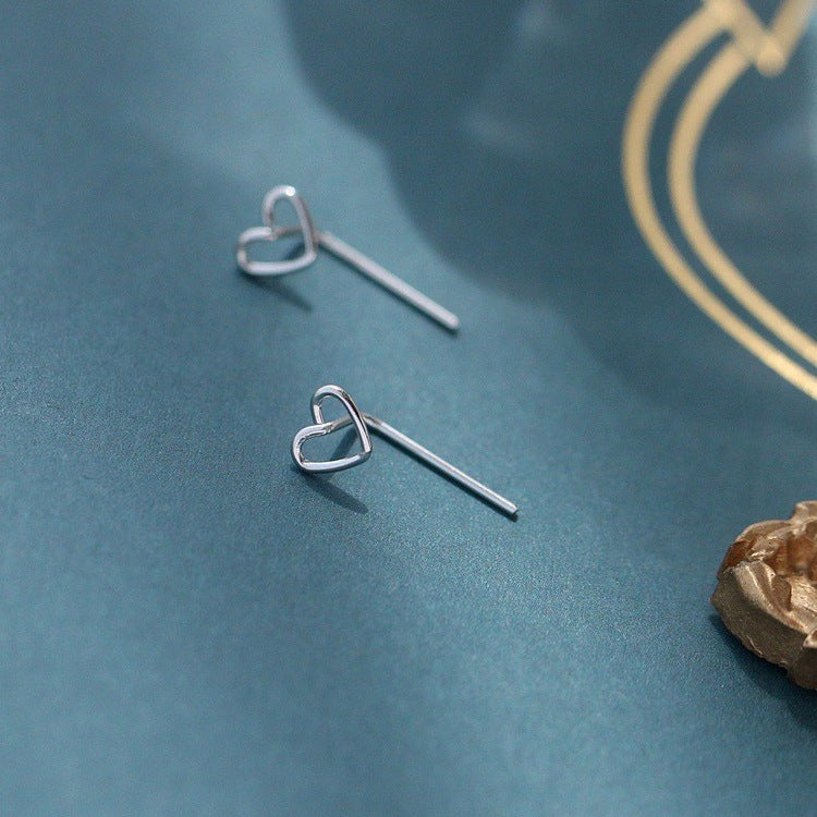 Women's Sier Needle Korean Style French Temperamental Pearl Earrings
