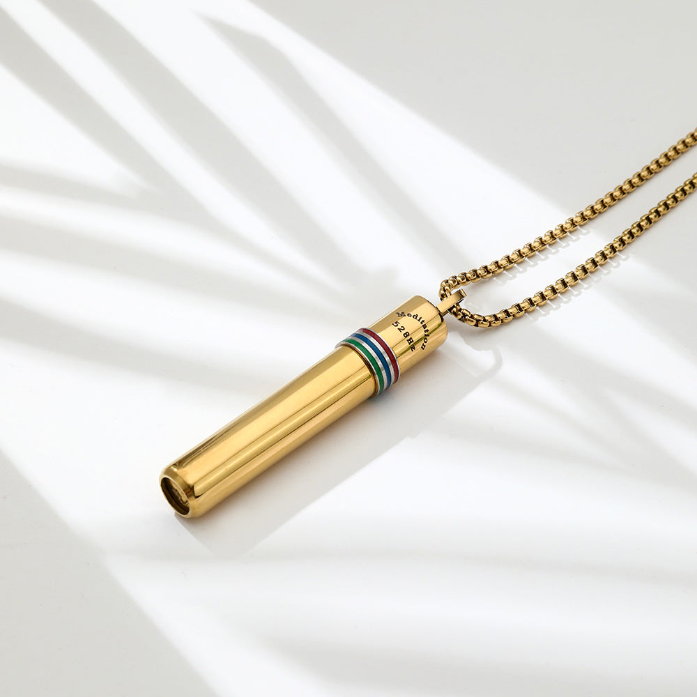 Whistle Frequency Auxiliary Elimination Negative Energy Meditation Necklaces