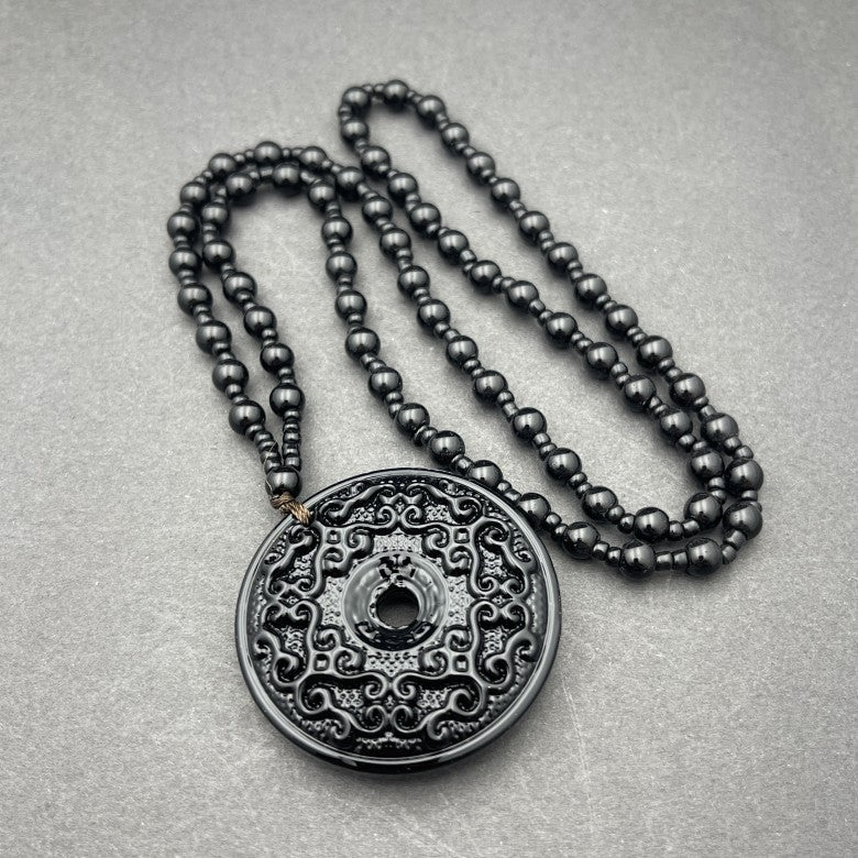 Safety Buckle Imitation Jade Glaze Fu Pendants