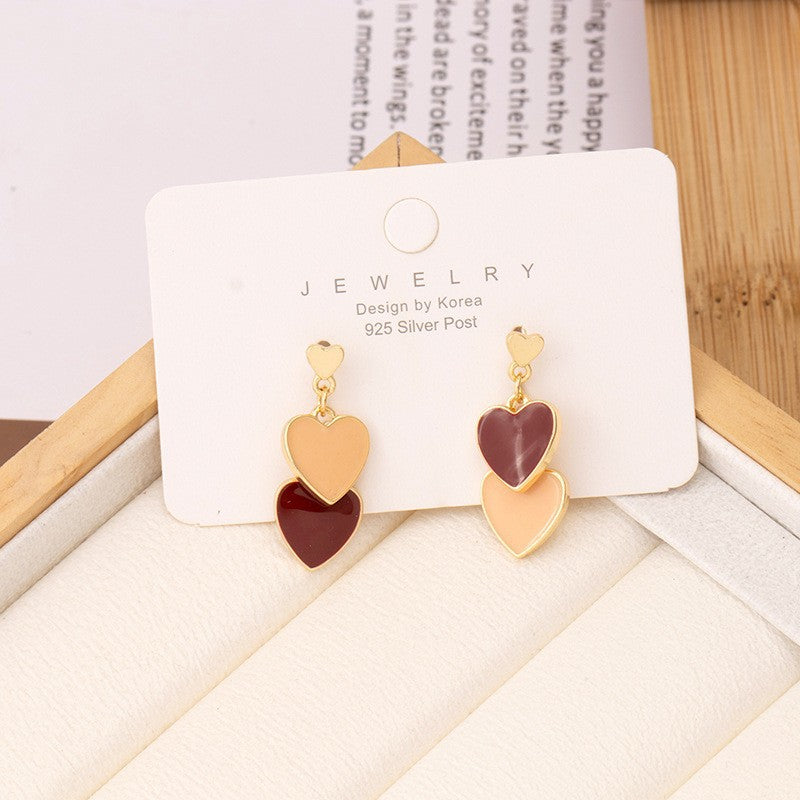 Needle High-grade Pearl Bow Flower Tulip Earrings