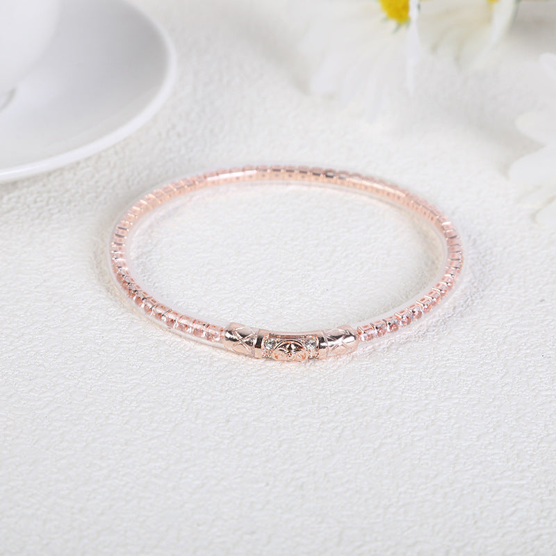 Women's Silicone Fashion Diamond Six-pointed Star Joint Bracelets