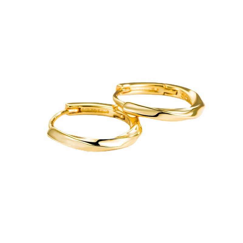 Women's Mobius Clip Design Trendy Plain High-grade Ear Buckle