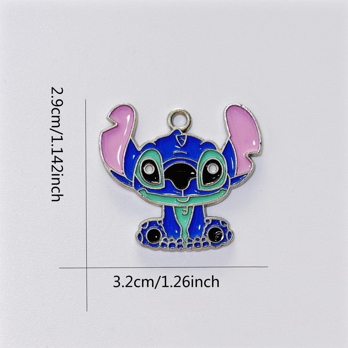 Dragon Double Evil Alloy Drop Oil Pendants