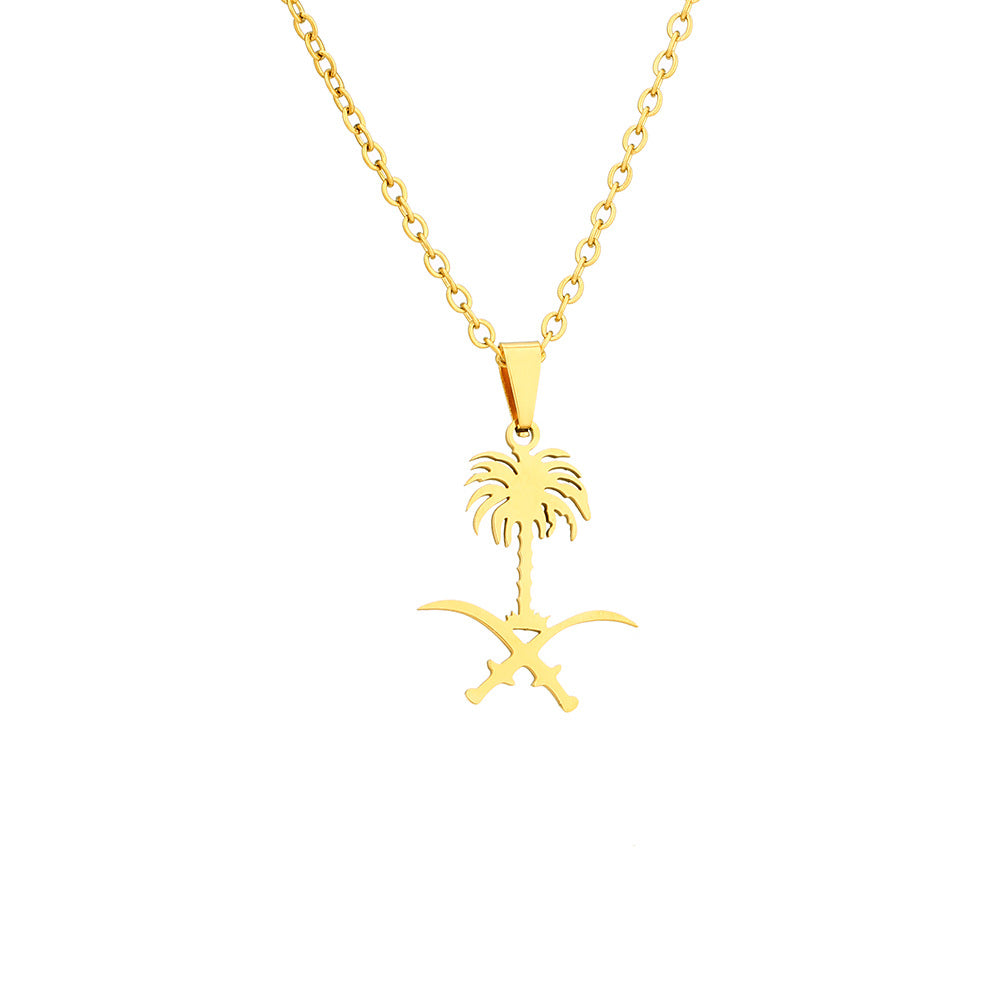 Women's & Men's Emblem Symbol For Lovers Wild National Necklaces