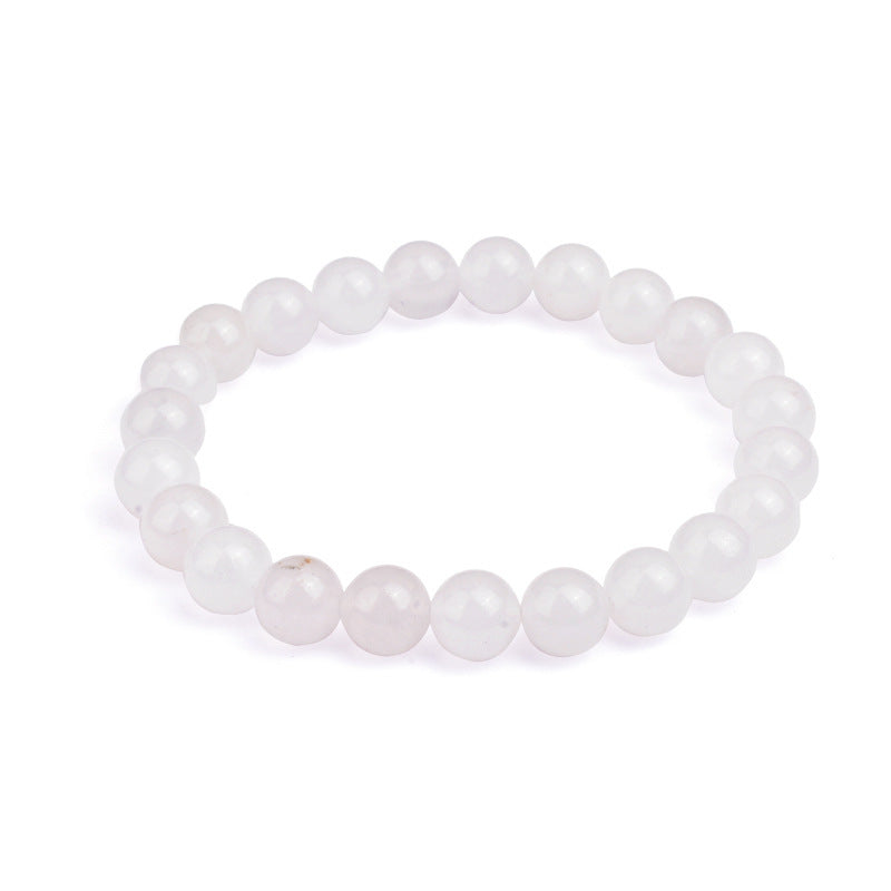 Natural Stone Turquoise Agate Bead Volcanic Frosted Bracelets