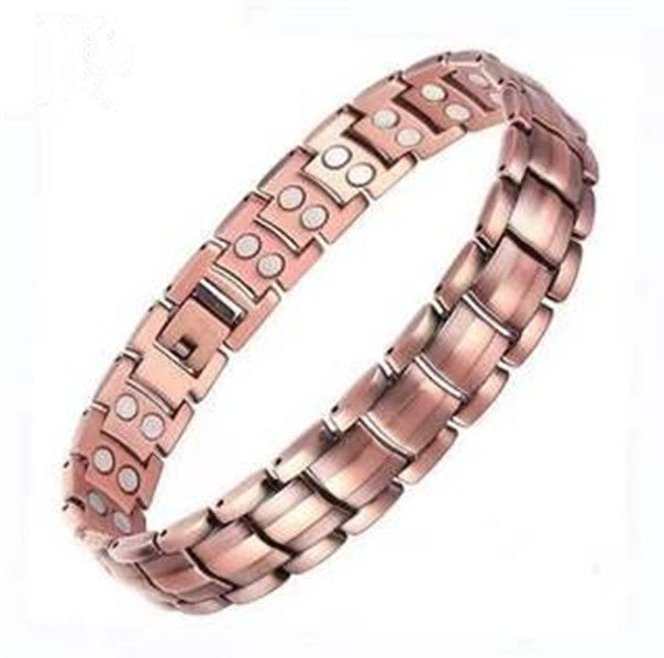 Detachable Alloy Double Row Magnet Niche Electroplated Bracelet