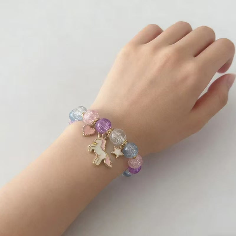 Women's Popular Cartoon Simple Ceramic Girlfriends Small Bracelet