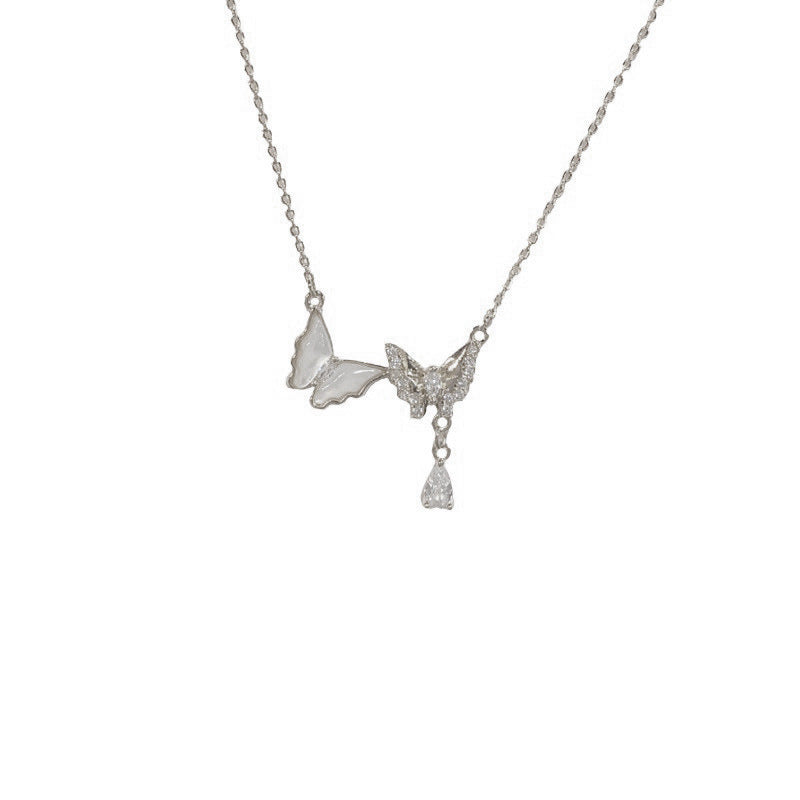 Women's Entry Lux Fritillary Butterfly Simple Trendy Super Fairy Personalized Necklace