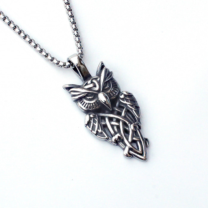 Men's Sword Darkness Dragon Fighter Titanium Steel Necklaces