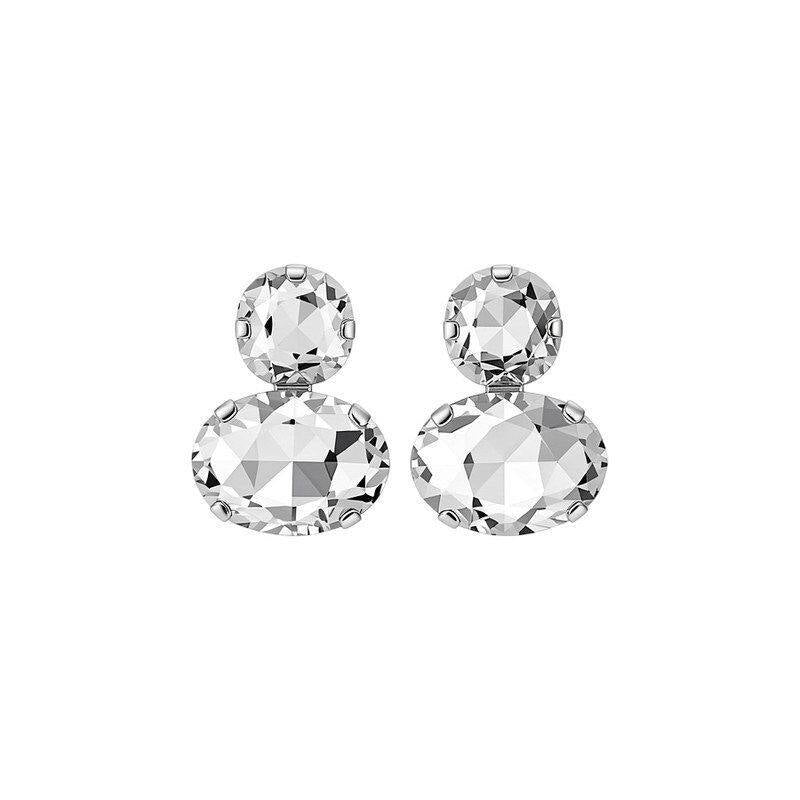 Flash Square Zirconium Geometric Zircon Female Light Luxury Minority High Stud Earrings
