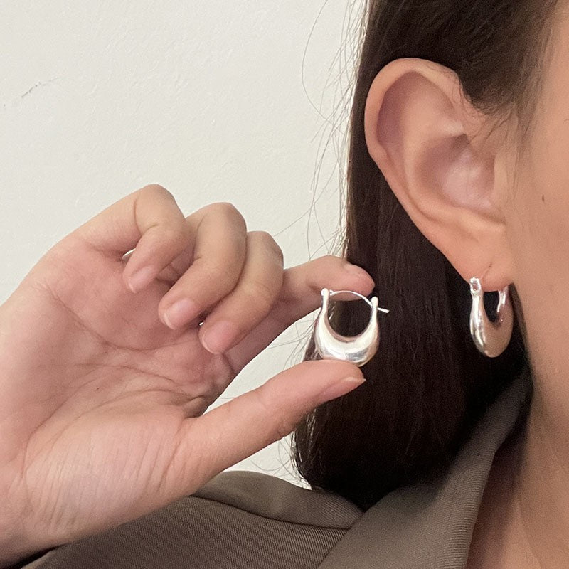 Circle Niche Design High-grade Cold Style Earrings