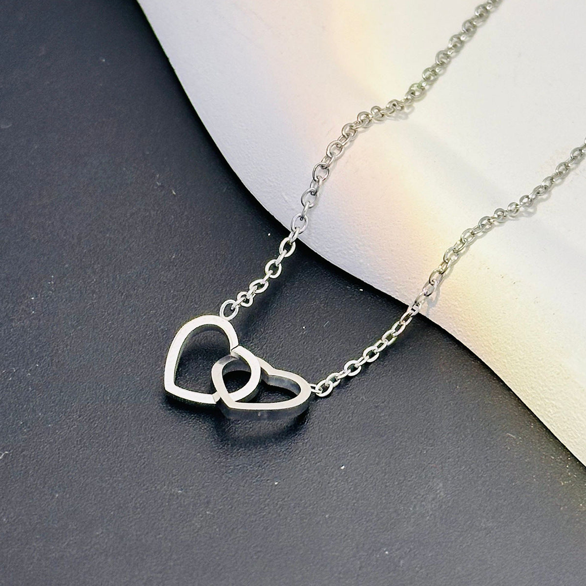 Luxury Minority Design Female Clavicle Chain Titanium Necklaces