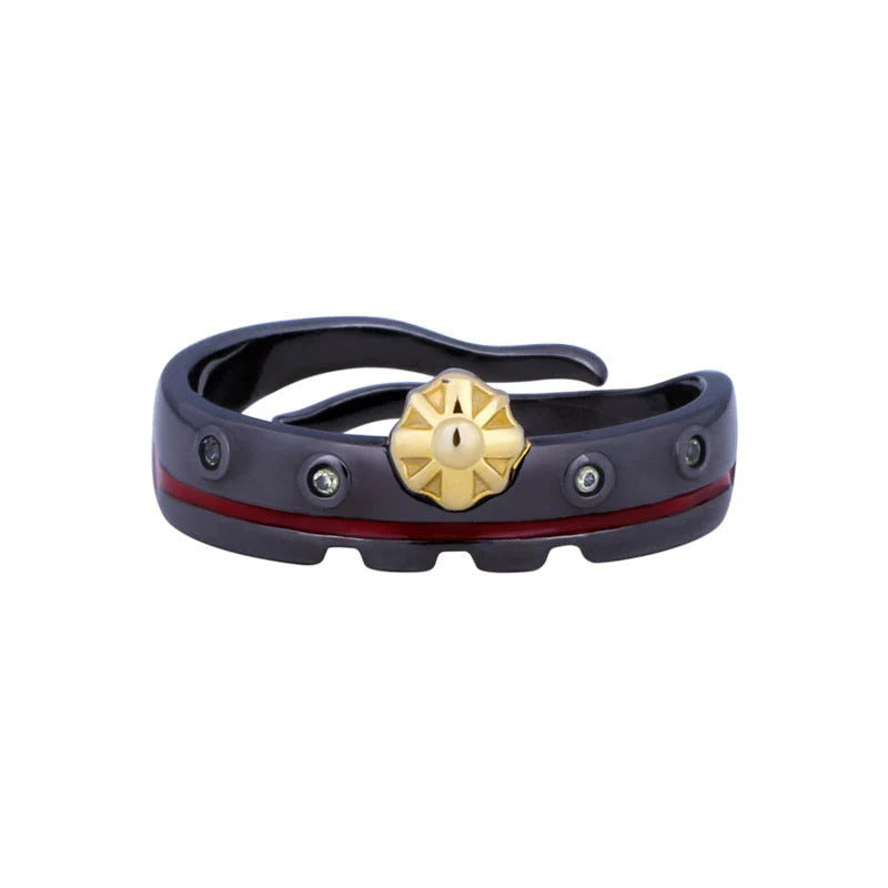 Women's & Men's Anime Flower Adjustable Ring