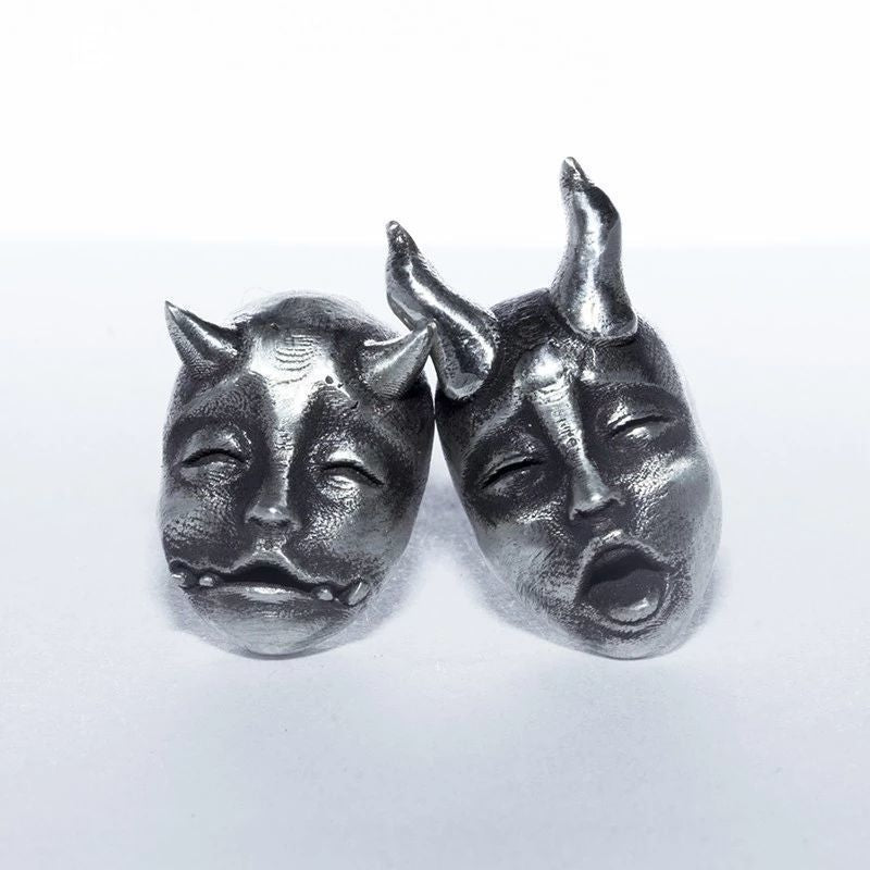 Women's & Men's Asymmetric Devil Trendy Cool Nightclub Bar Earrings